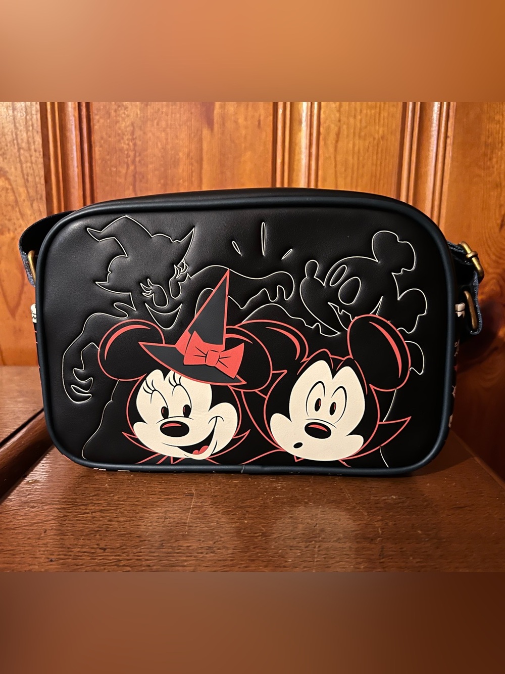 Loungefly Disney Halloween Mickey & Minnie Crossbody Purse/Bag